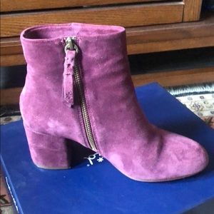 Suede ankle boots